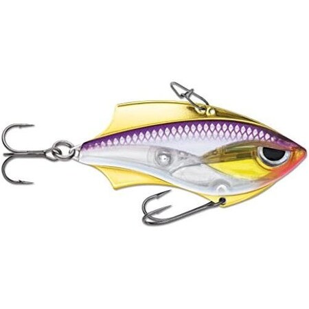 Rapala RapV Blade 5, 2 38 Oz, Vmc 6 And 8 Hooks, Metal Frame, Purpledescent RVB05PD
